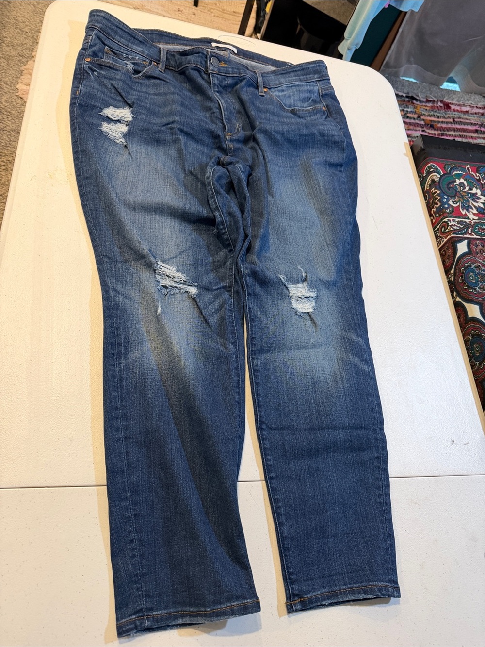 #586. Loft plus jeans. Size 20